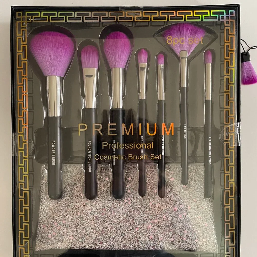 Premium Cosmetic Brush set and travel bag